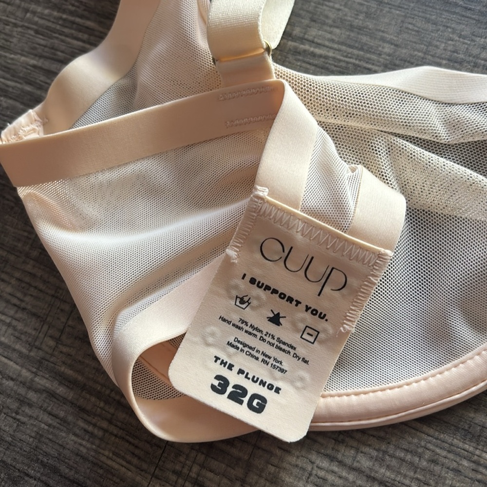 ON HOLD—CUUP Sheer Nude Bra - Picture 4 of 5